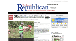 Desktop Screenshot of pawneerepublican.com